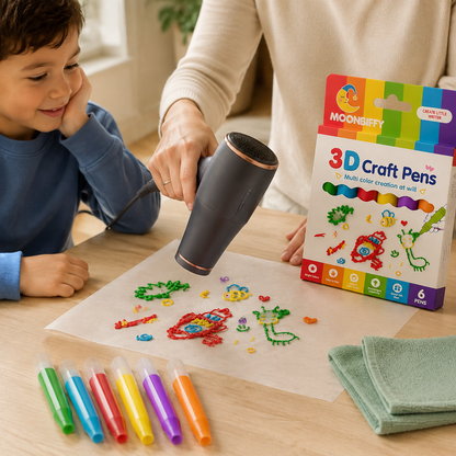 MOONBIFFY™ Heat-Activated 3D Craft Pens — New & Improved